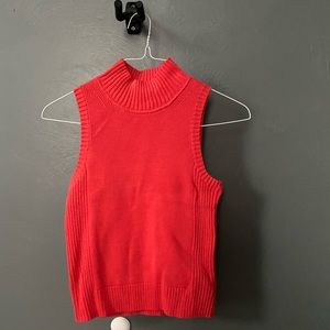 Gap XS Petite mockneck sweater tank